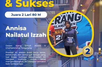 Juara 2 Lari 80 M