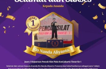 Juara I Kejuaraan Pencak Silat – Piala KONI Jakarta Timur 2023