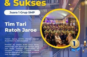 Juara 1 Grup SMP (Tari Ratoh Jaroe)